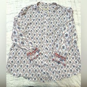 Loft Plus Size Long Sleeve Dressy Blouse